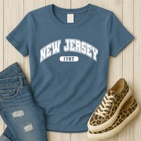 New Jersey Collegiate Style 1787 Womens T-Shirt