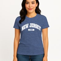 New Jersey Collegiate Style 1787 Womens T-Shirt