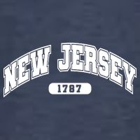 New Jersey Collegiate Style 1787 Womens T-Shirt