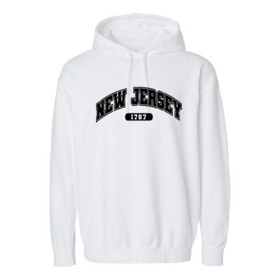 New Jersey Collegiate Style 1787 Garment-Dyed Fleece Hoodie