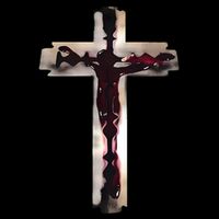 Nawafer Jesus Cross Razorblade 16 in Basic Backpack