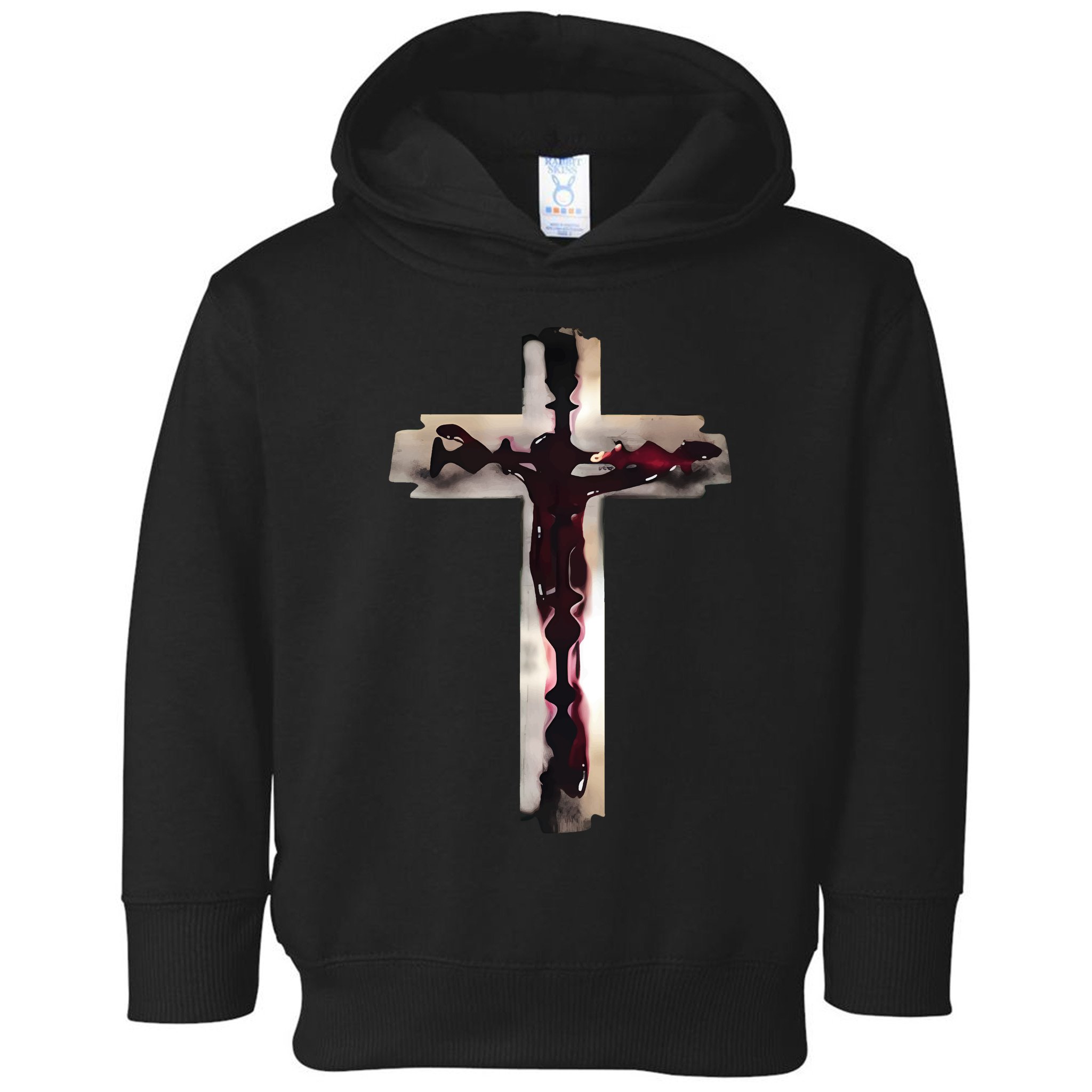 Nawafer Jesus Cross Razorblade Toddler Hoodie