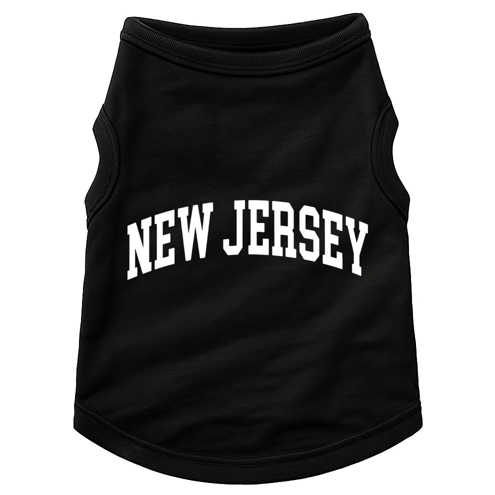 New Jersey Classic Text Doggie Tank