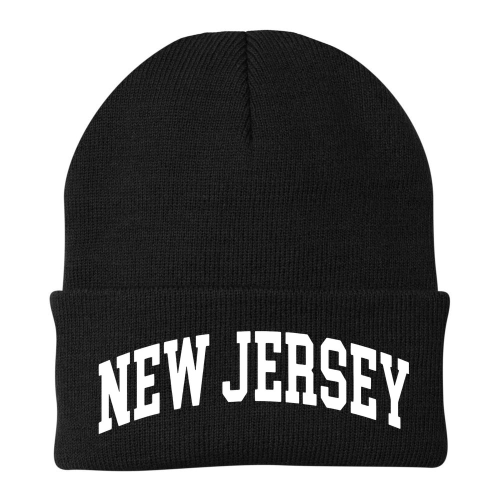 New Jersey Classic Text Beanie