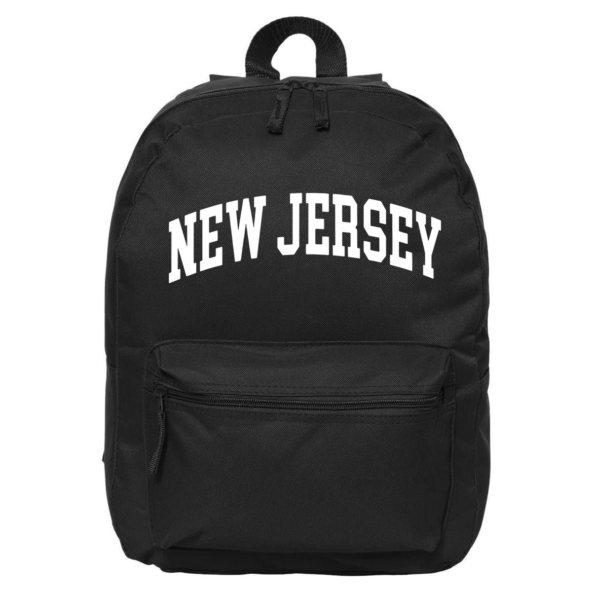 New Jersey Classic Text 16 in Basic Backpack