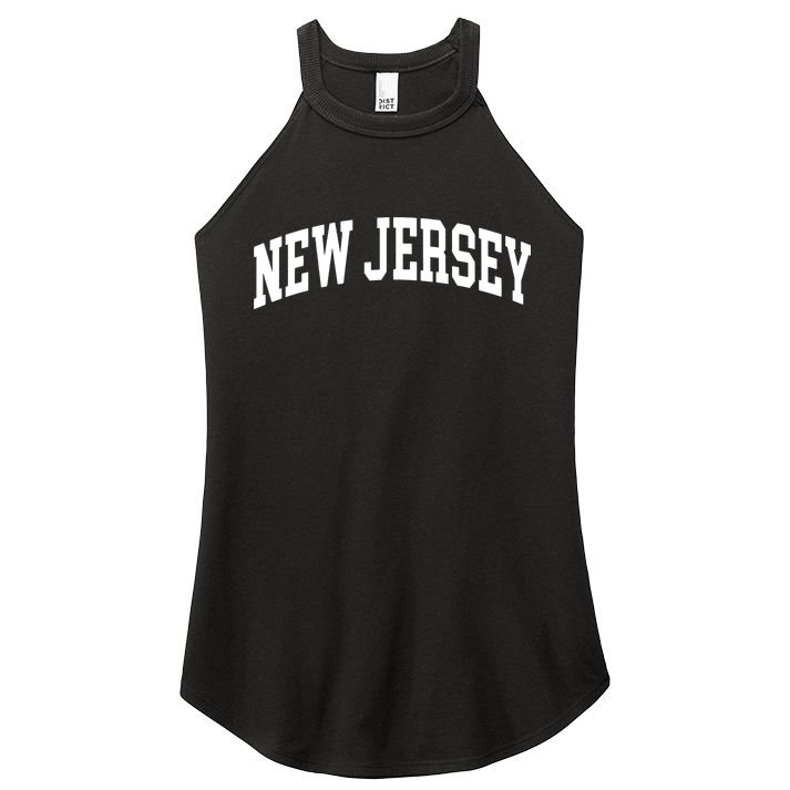 New Jersey Classic Text Women's Perfect Tri Rocker Tank