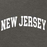 New Jersey Classic Text Cotton Canvas Backpack