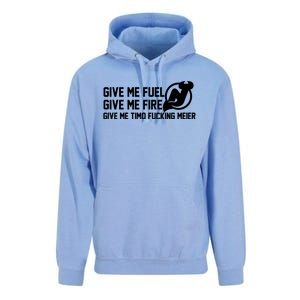 New Jersey Devils Give Me Fuel Give Me Fire Give Me Timo Fucking Meier Unisex Surf Hoodie