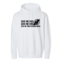 New Jersey Devils Give Me Fuel Give Me Fire Give Me Timo Fucking Meier Garment-Dyed Fleece Hoodie