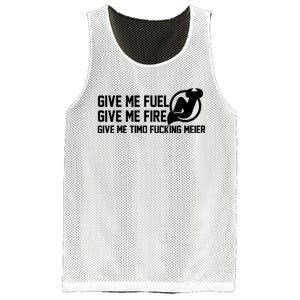 New Jersey Devils Give Me Fuel Give Me Fire Give Me Timo Fucking Meier Mesh Reversible Basketball Jersey Tank