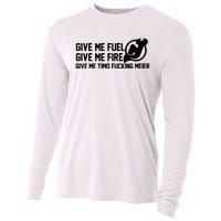 New Jersey Devils Give Me Fuel Give Me Fire Give Me Timo Fucking Meier Cooling Performance Long Sleeve Crew