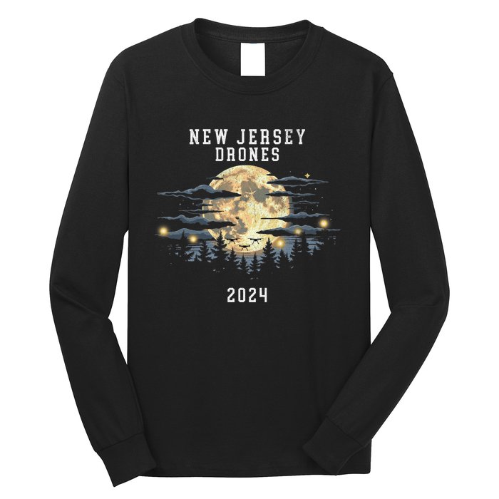 New Jersey Drones December 2024 – Drone Sightings Long Sleeve Shirt