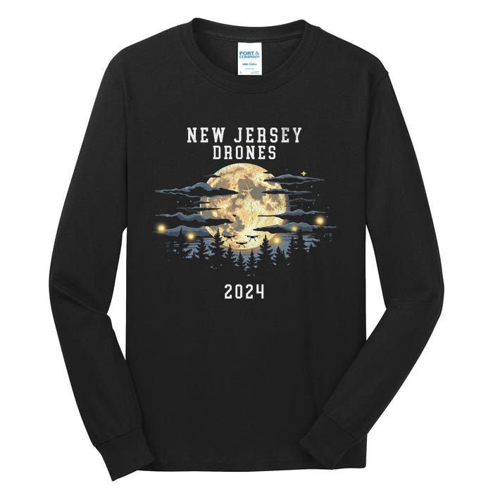 New Jersey Drones December 2024 – Drone Sightings Tall Long Sleeve T-Shirt