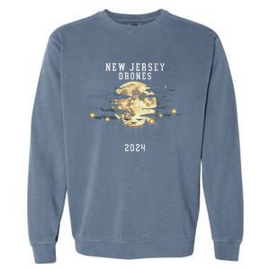 New Jersey Drones December 2024 – Drone Sightings Garment-Dyed Sweatshirt