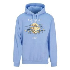 New Jersey Drones December 2024 – Drone Sightings Unisex Surf Hoodie