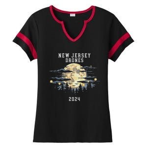 New Jersey Drones December 2024 – Drone Sightings Ladies Halftime Notch Neck Tee