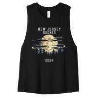 New Jersey Drones December 2024 – Drone Sightings Women's Racerback Cropped Tank