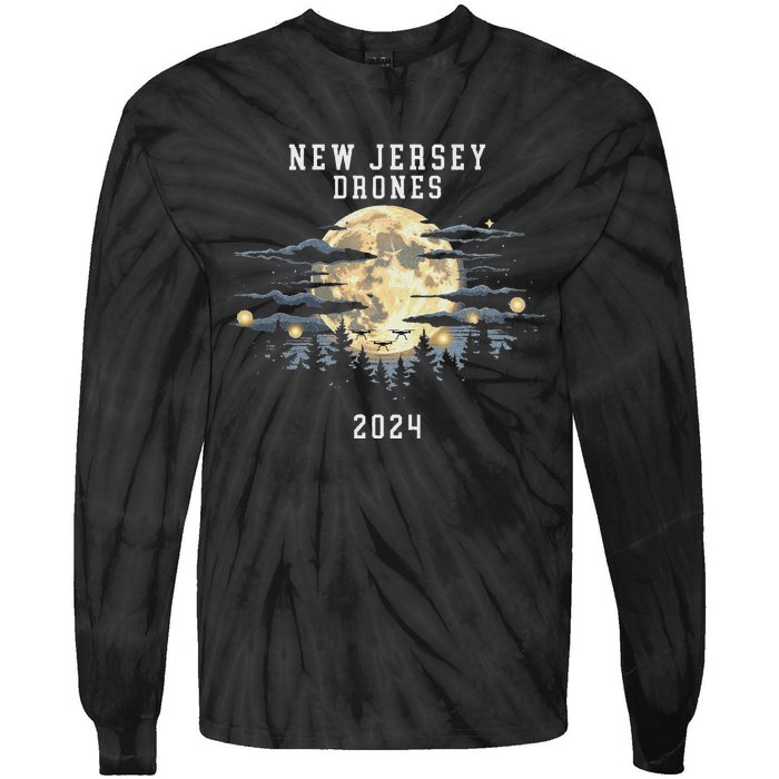 New Jersey Drones December 2024 – Drone Sightings Tie-Dye Long Sleeve Shirt