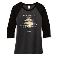 New Jersey Drones December 2024 – Drone Sightings Women's Tri-Blend 3/4-Sleeve Raglan Shirt