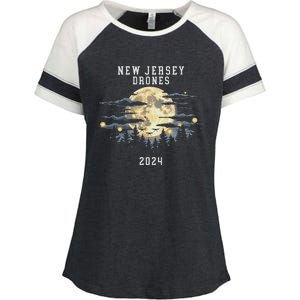 New Jersey Drones December 2024 – Drone Sightings Enza Ladies Jersey Colorblock Tee