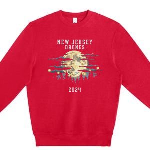 New Jersey Drones December 2024 – Drone Sightings Premium Crewneck Sweatshirt