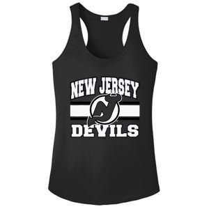 New Jersey Devils Stripe Red Ladies PosiCharge Competitor Racerback Tank