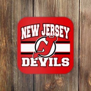 New Jersey Devils Stripe Red Coaster