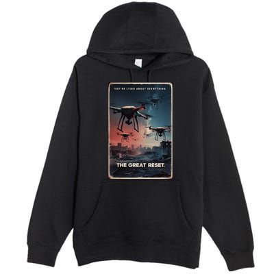 New Jersey Drones Ufo Uap Project Bluebeam Premium Pullover Hoodie