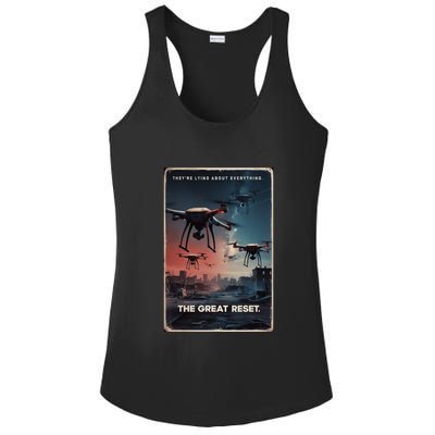 New Jersey Drones Ufo Uap Project Bluebeam Ladies PosiCharge Competitor Racerback Tank