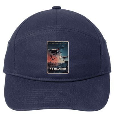 New Jersey Drones Ufo Uap Project Bluebeam 7-Panel Snapback Hat