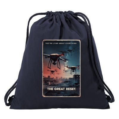 New Jersey Drones Ufo Uap Project Bluebeam Drawstring Bag