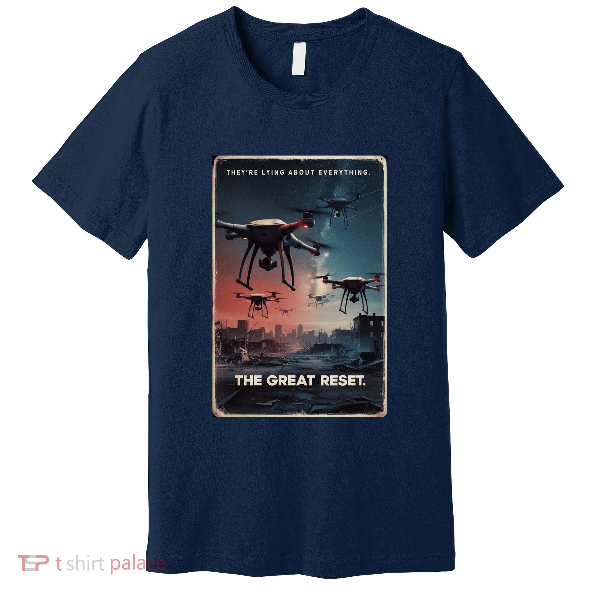 New Jersey Drones Ufo Uap Project Bluebeam Premium T-Shirt