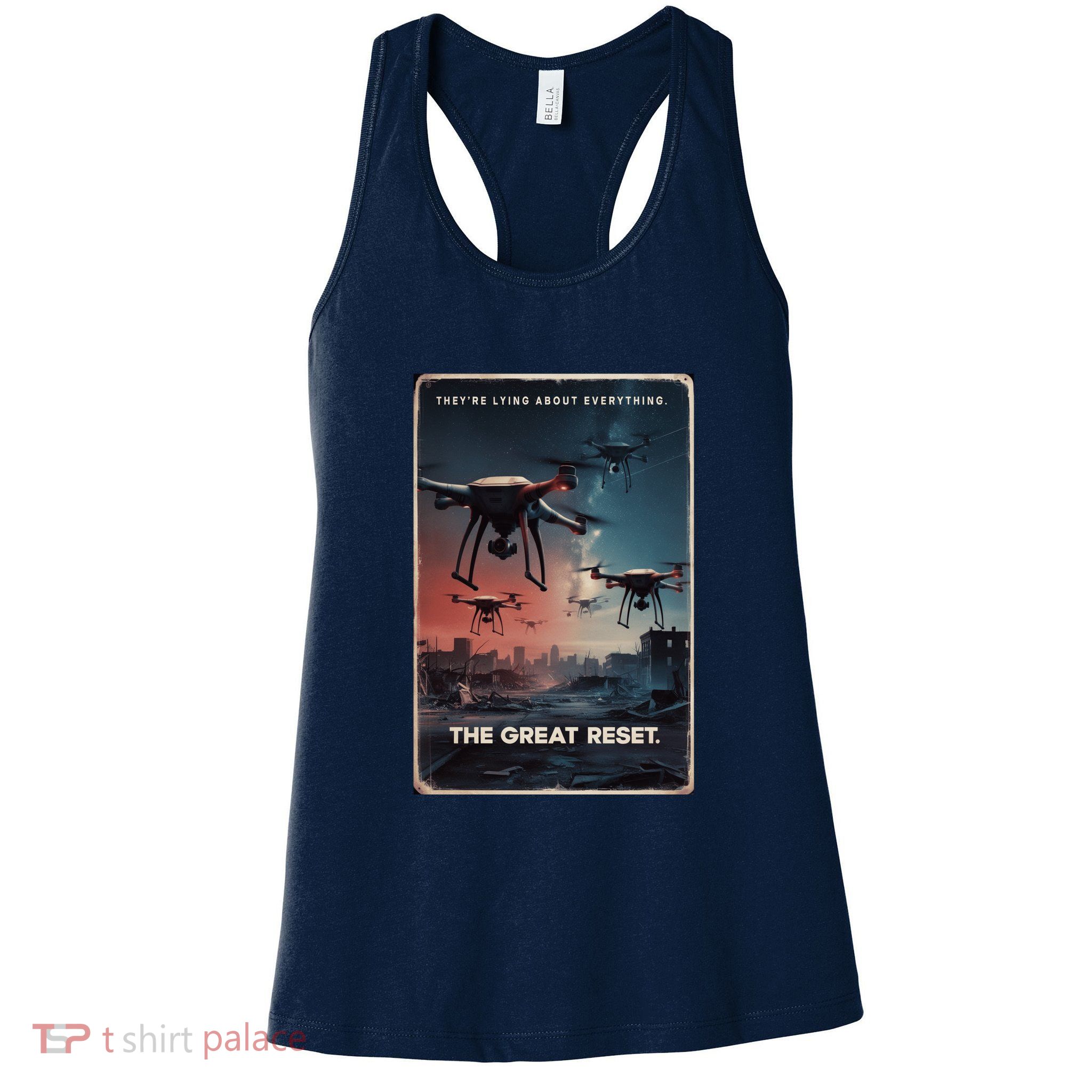 New Jersey Drones Ufo Uap Project Bluebeam Womens Tank Top