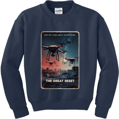 New Jersey Drones Ufo Uap Project Bluebeam Kids Sweatshirt