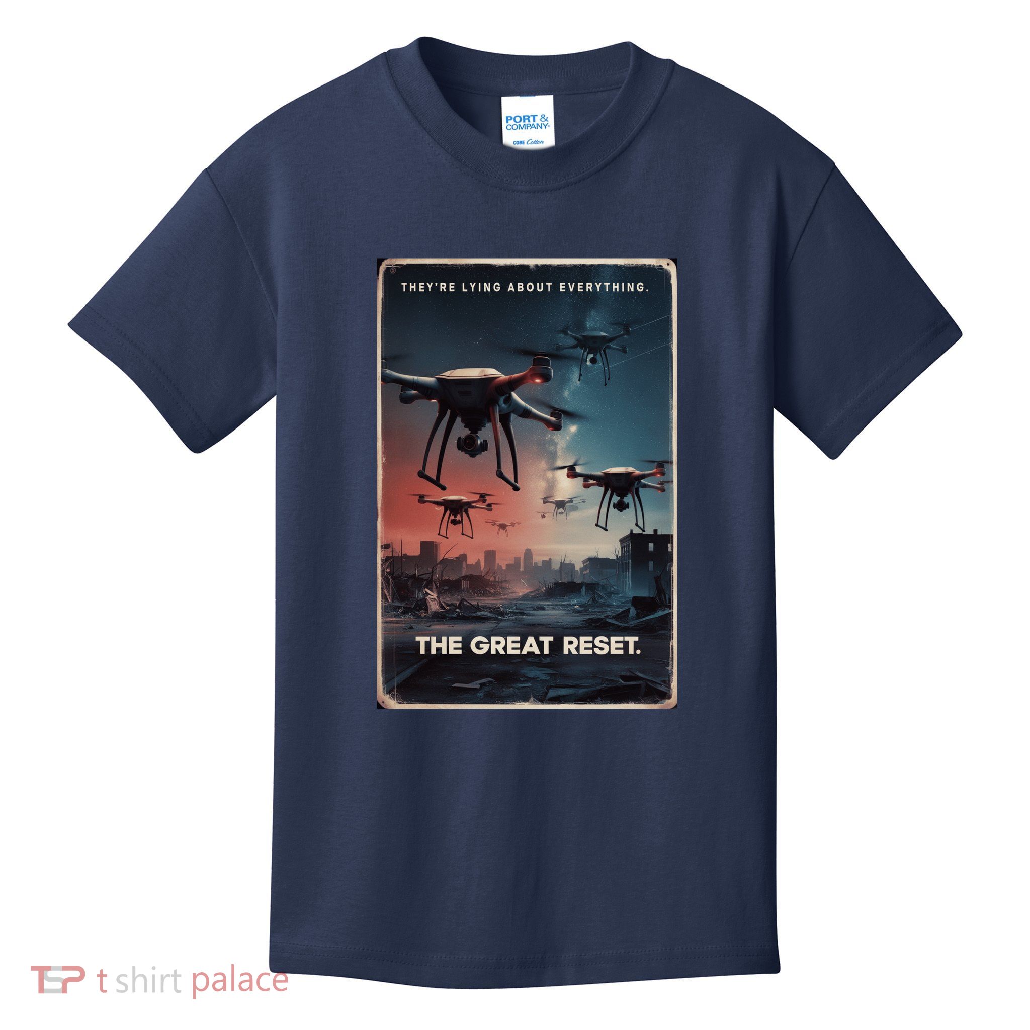 New Jersey Drones Ufo Uap Project Bluebeam Kids T-Shirt