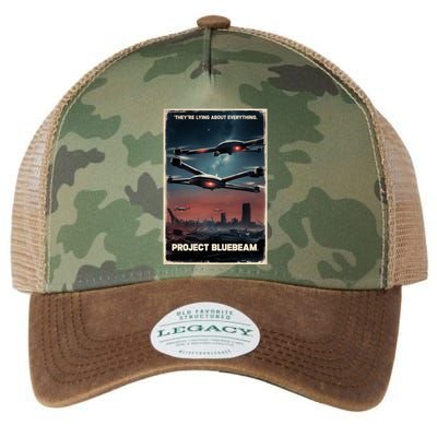 New Jersey Drones Ufo Uap Project Bluebeam Legacy Tie Dye Trucker Hat