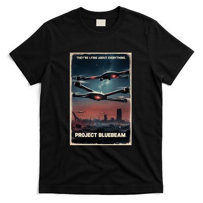 New Jersey Drones Ufo Uap Project Bluebeam T-Shirt