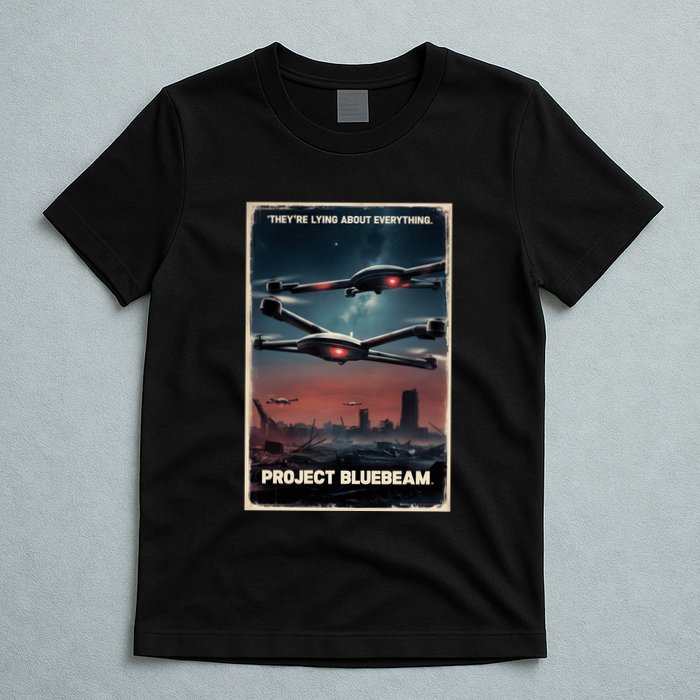 New Jersey Drones Ufo Uap Project Bluebeam T-Shirt