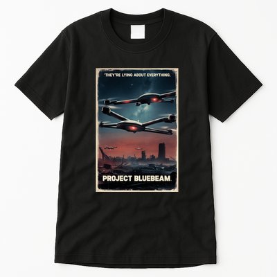 New Jersey Drones Ufo Uap Project Bluebeam Tall T-Shirt