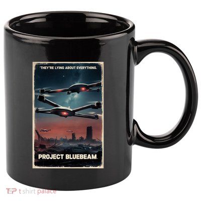 New Jersey Drones Ufo Uap Project Bluebeam 11oz C Handle Ceramic Mug