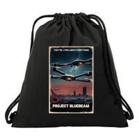 New Jersey Drones Ufo Uap Project Bluebeam Drawstring Bag