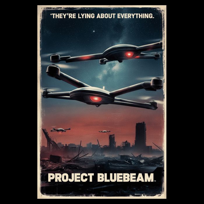 New Jersey Drones Ufo Uap Project Bluebeam Drawstring Bag