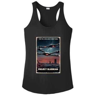 New Jersey Drones Ufo Uap Project Bluebeam Ladies PosiCharge Competitor Racerback Tank