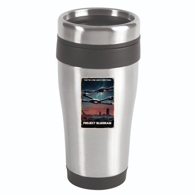 New Jersey Drones Ufo Uap Project Bluebeam 16oz Travel Tumbler