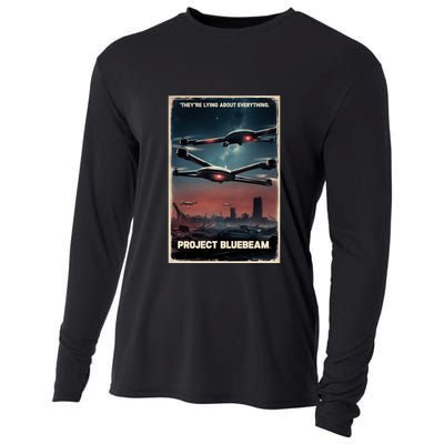 New Jersey Drones Ufo Uap Project Bluebeam Cooling Performance Long Sleeve Crew