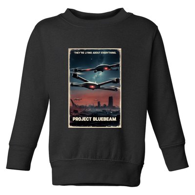 New Jersey Drones Ufo Uap Project Bluebeam Toddler Sweatshirt