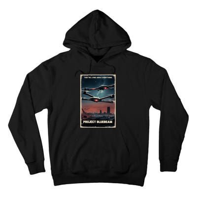 New Jersey Drones Ufo Uap Project Bluebeam Tall Hoodie