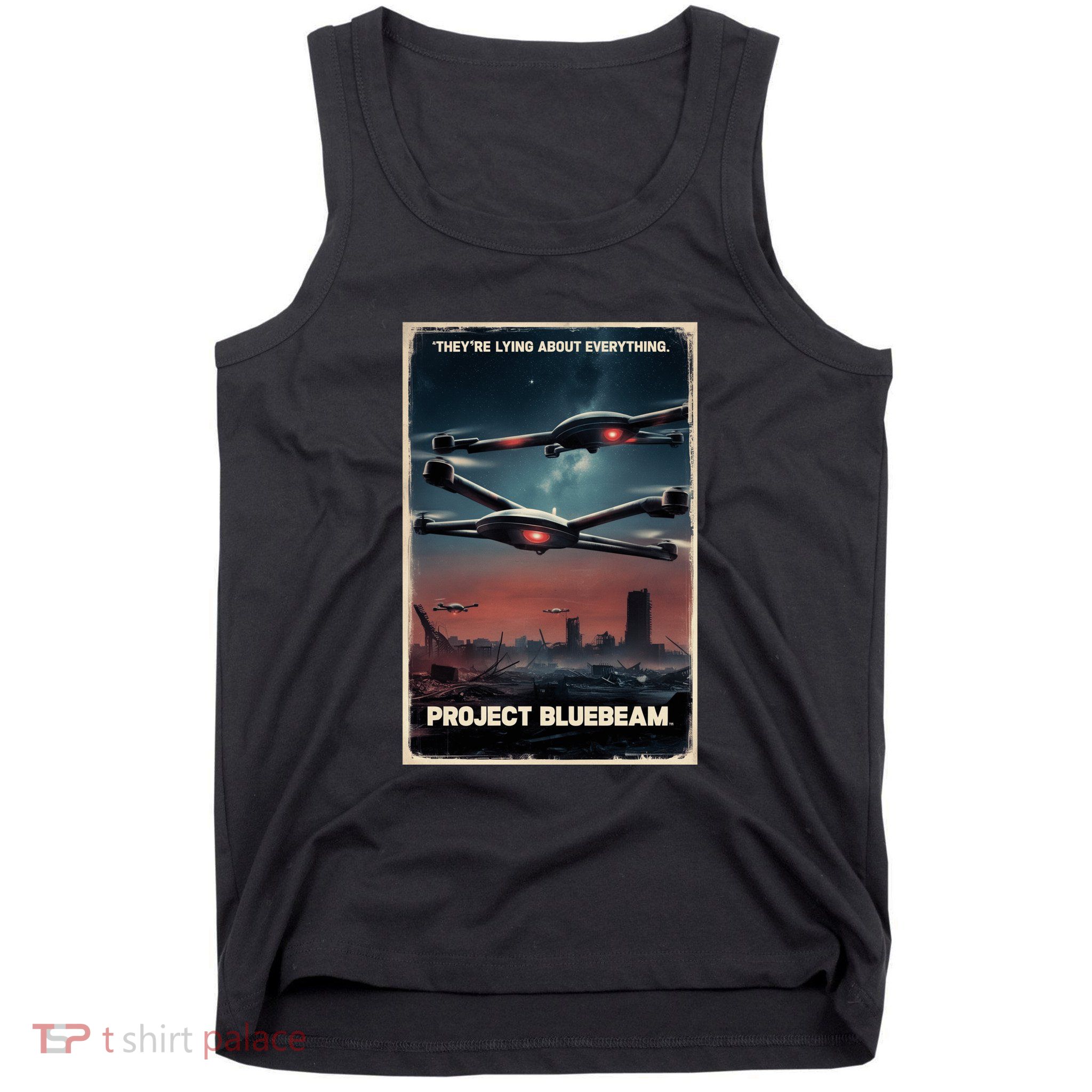New Jersey Drones Ufo Uap Project Bluebeam Tank Top