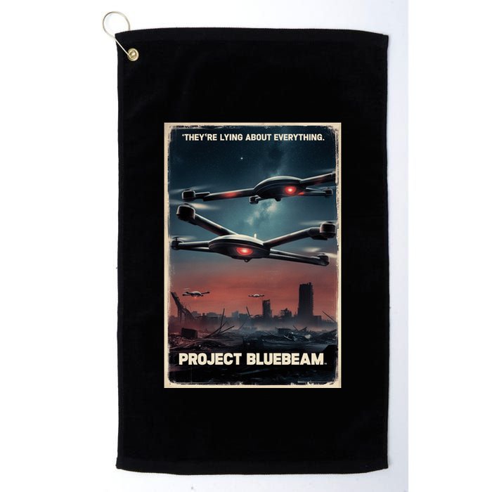 New Jersey Drones Ufo Uap Project Bluebeam Golf Towel