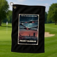 New Jersey Drones Ufo Uap Project Bluebeam Golf Towel
